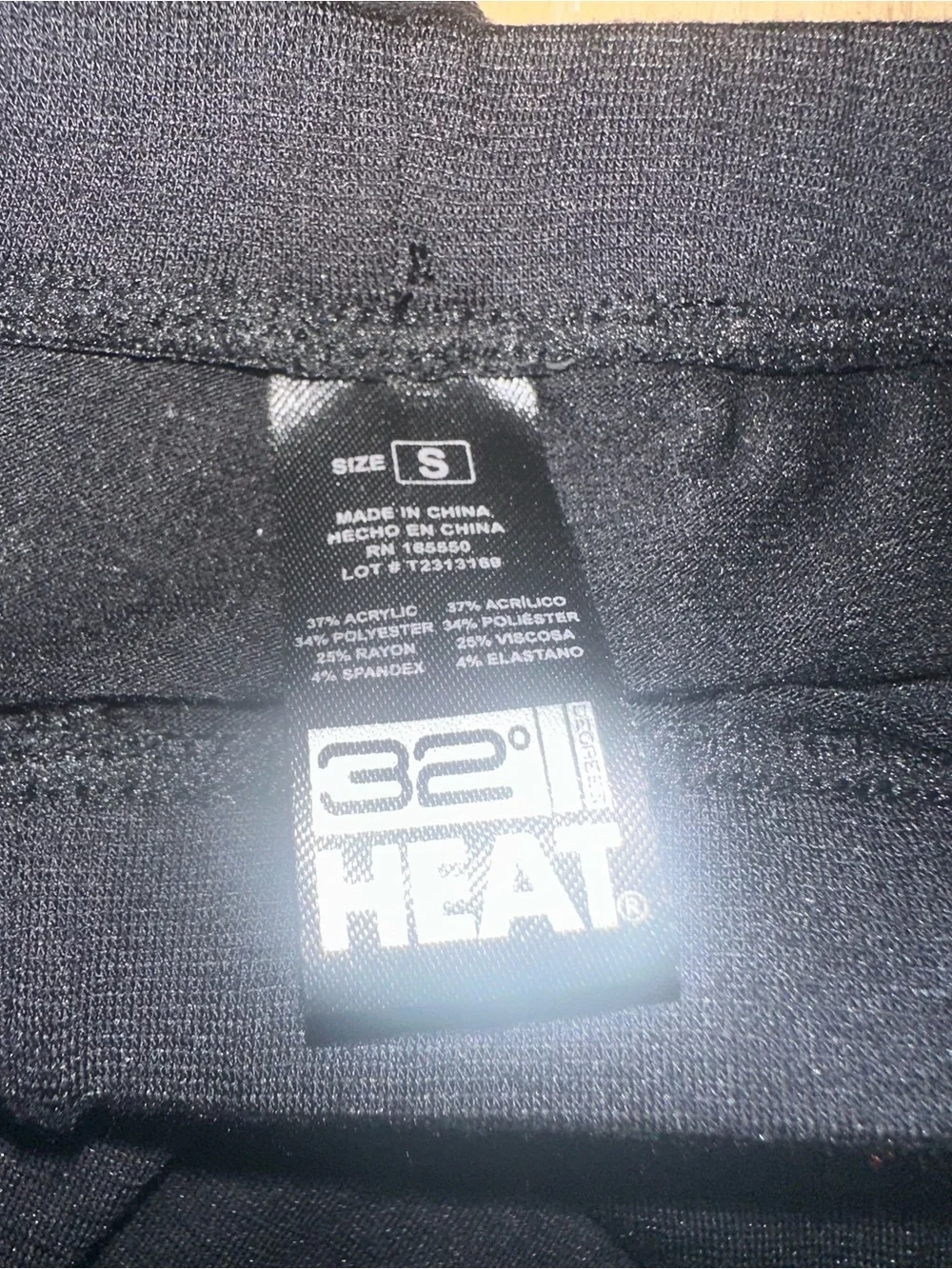 32’ Heat Kids Unisex Black Heat Base Layer Long Sleeve and Legging Set